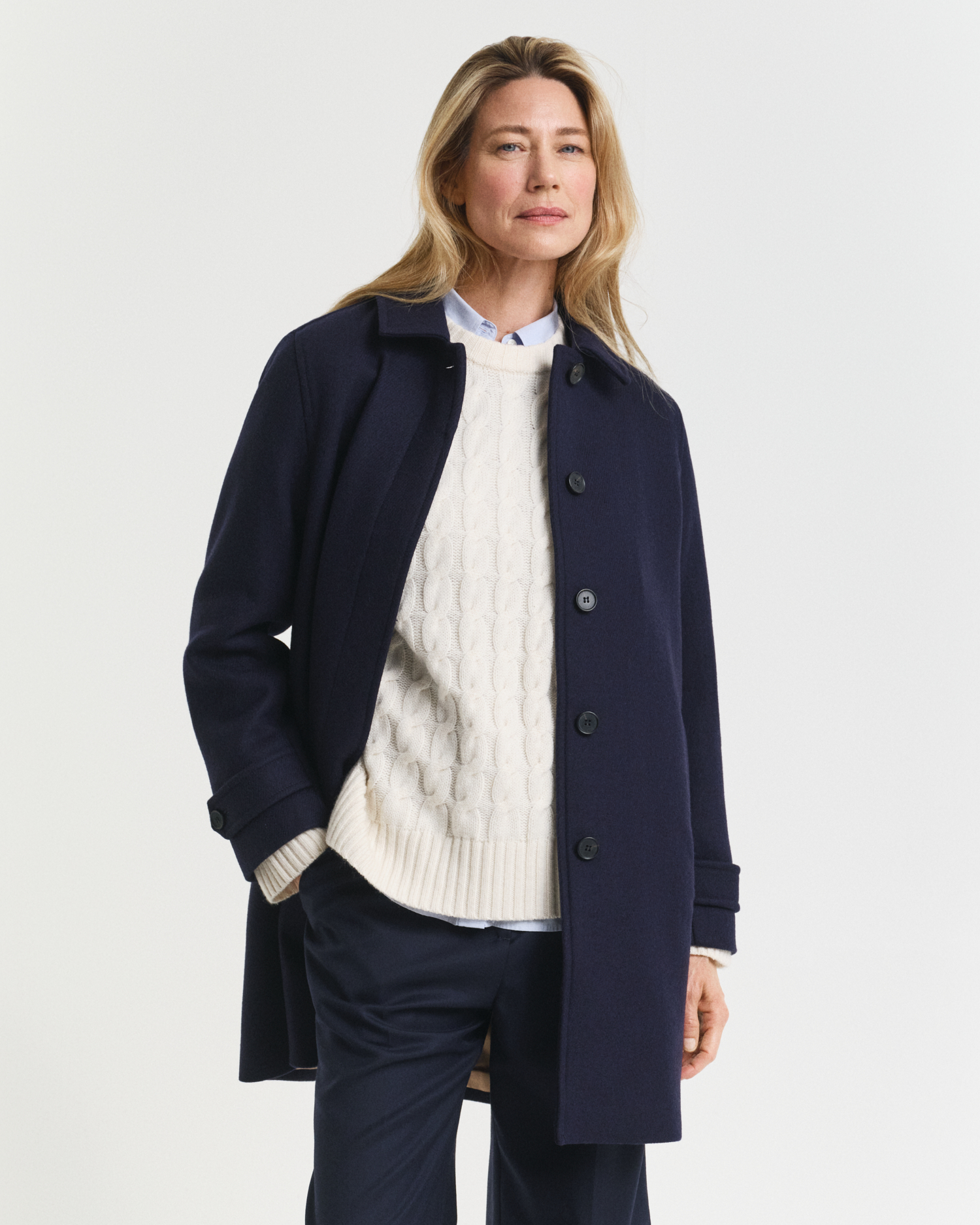 ジャケット・アウター CAROL SHOPPE GRANPA WOOL COAT NAVY time__1749653713__202503-