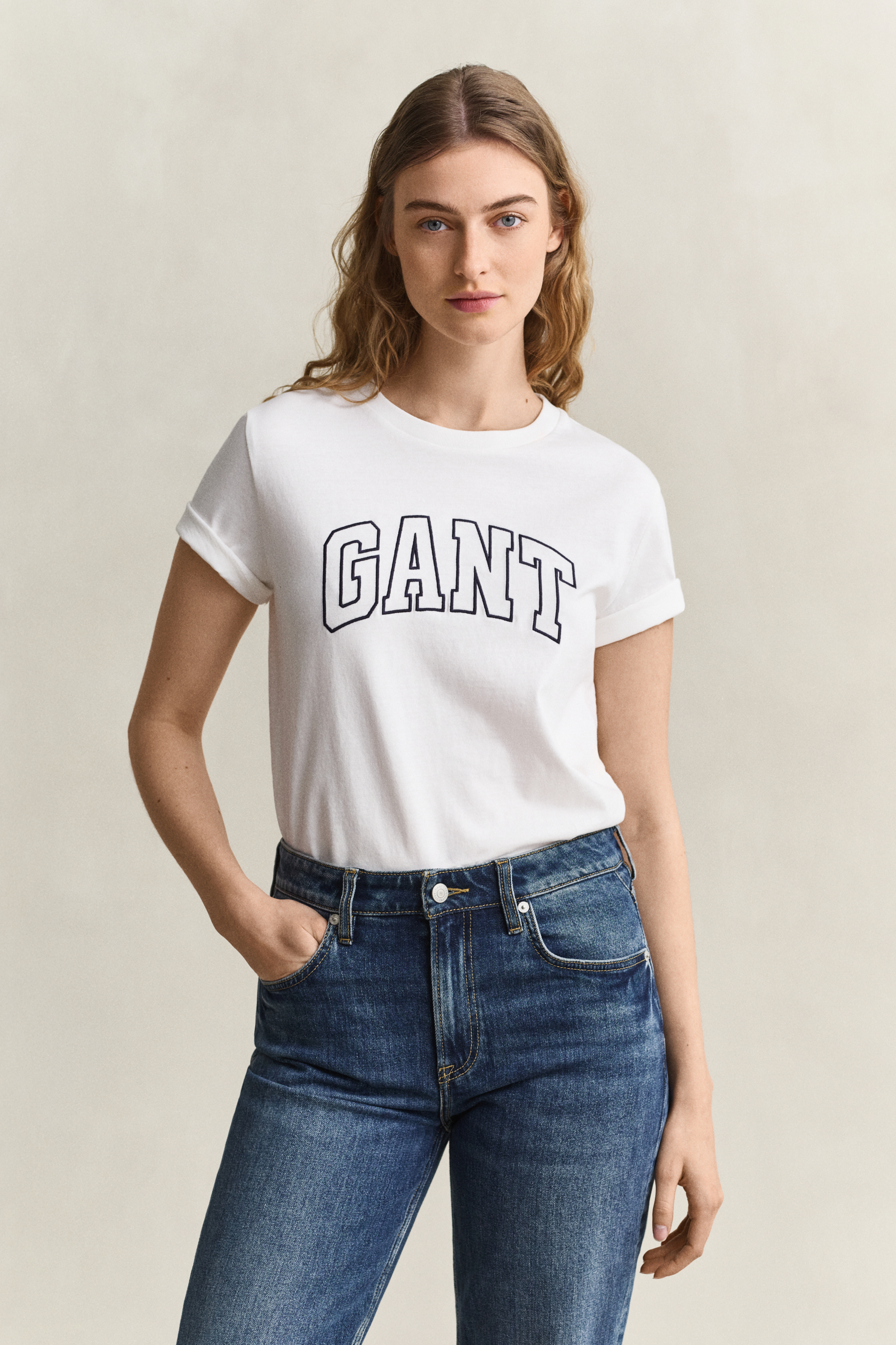 Gant Graphic T-shirt In White