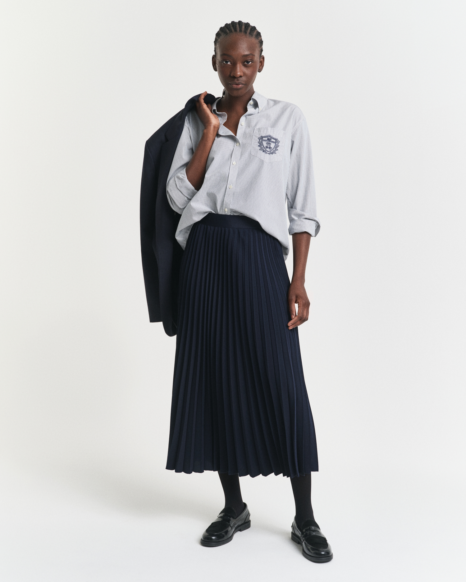 Pleated Midi Skirt - GANT