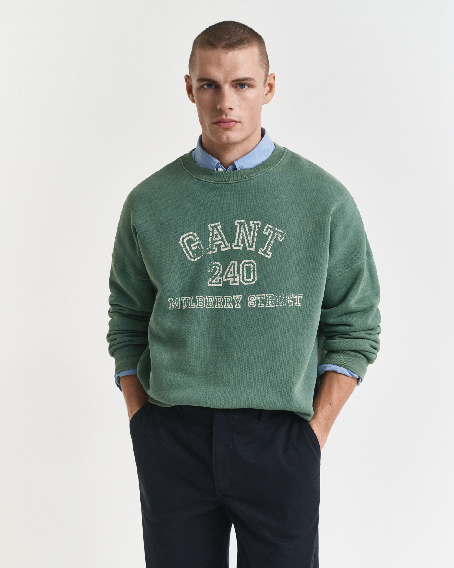 Graphic Crew Neck Sweatshirt - GANT