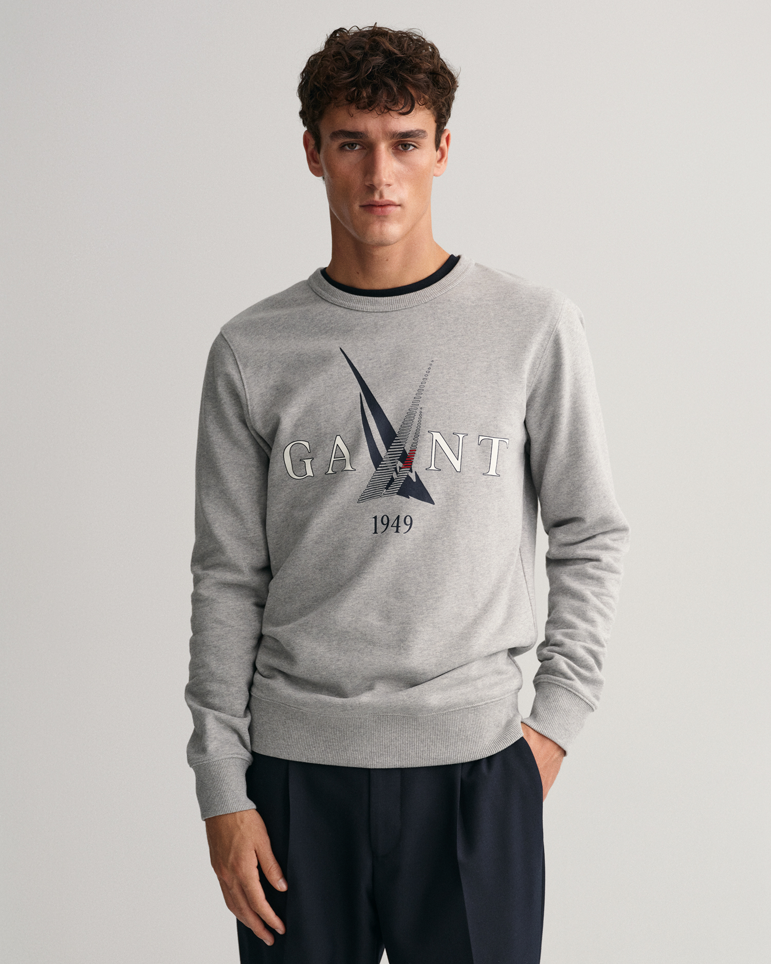 Gant on sale sweatshirt grey