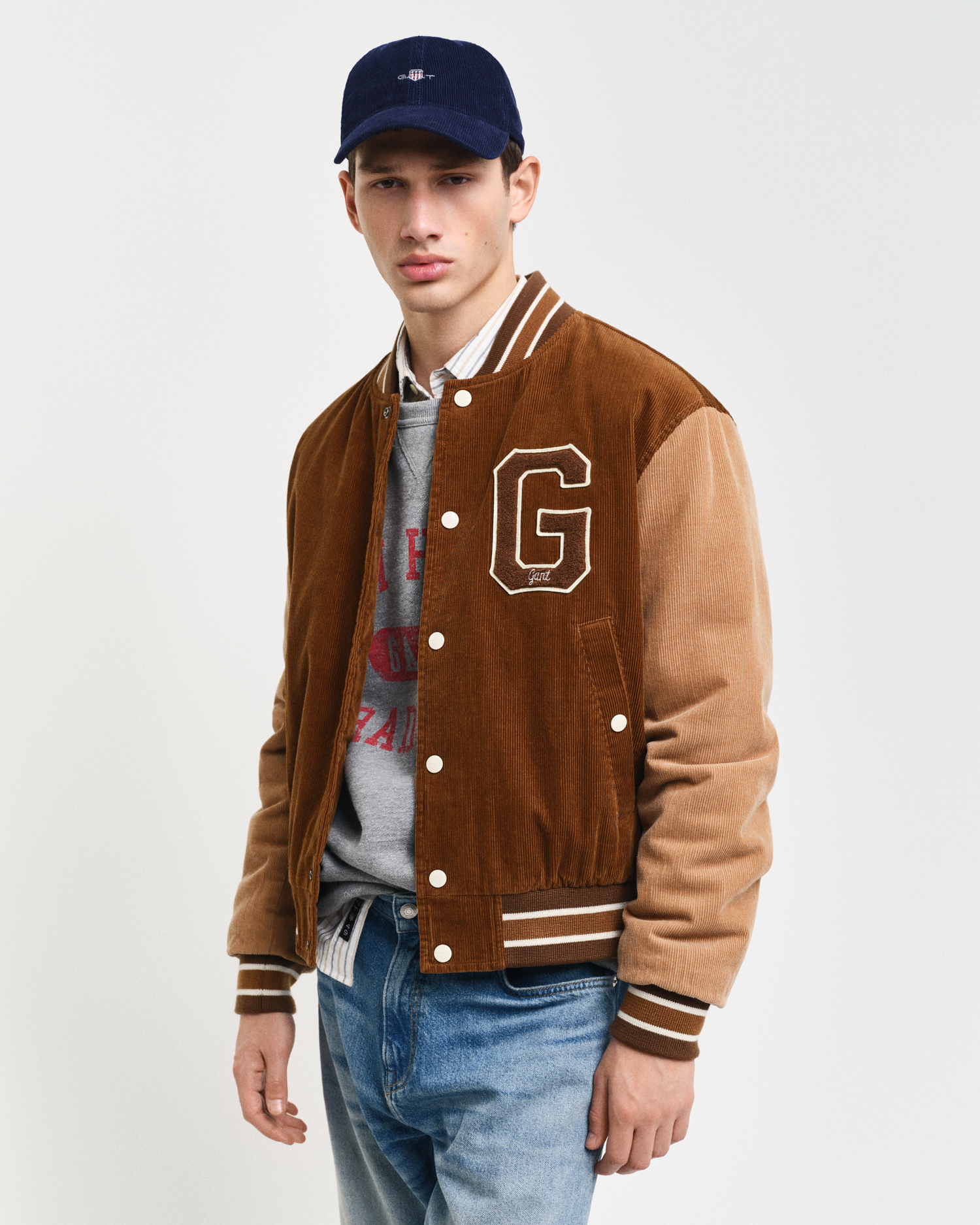 Corduroy Varsity Jacket