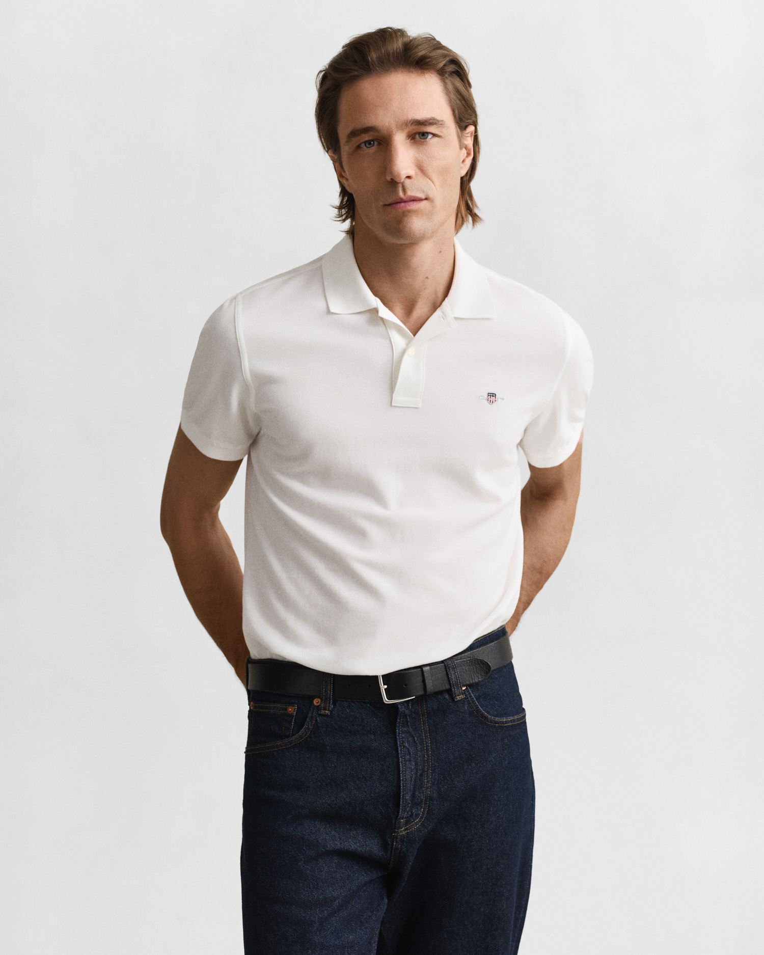 Regular Fit Shield Piqué Polo Shirt - GANT