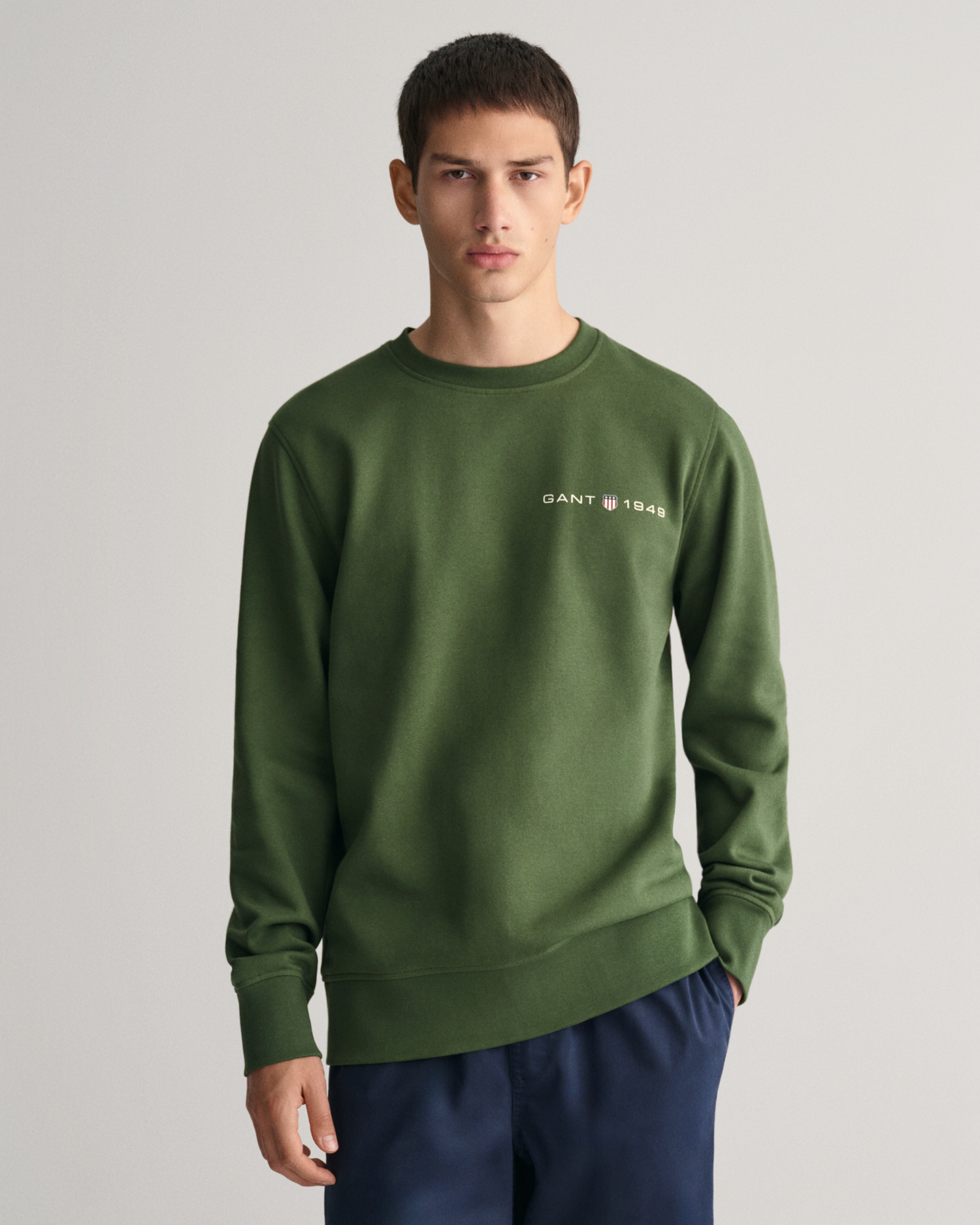 Printed Graphic Crew Neck Sweatshirt