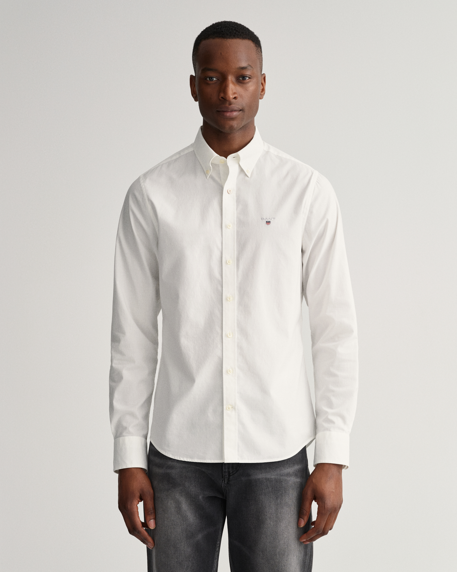 Slim Fit Broadcloth Shirt - GANT | Businesshemden