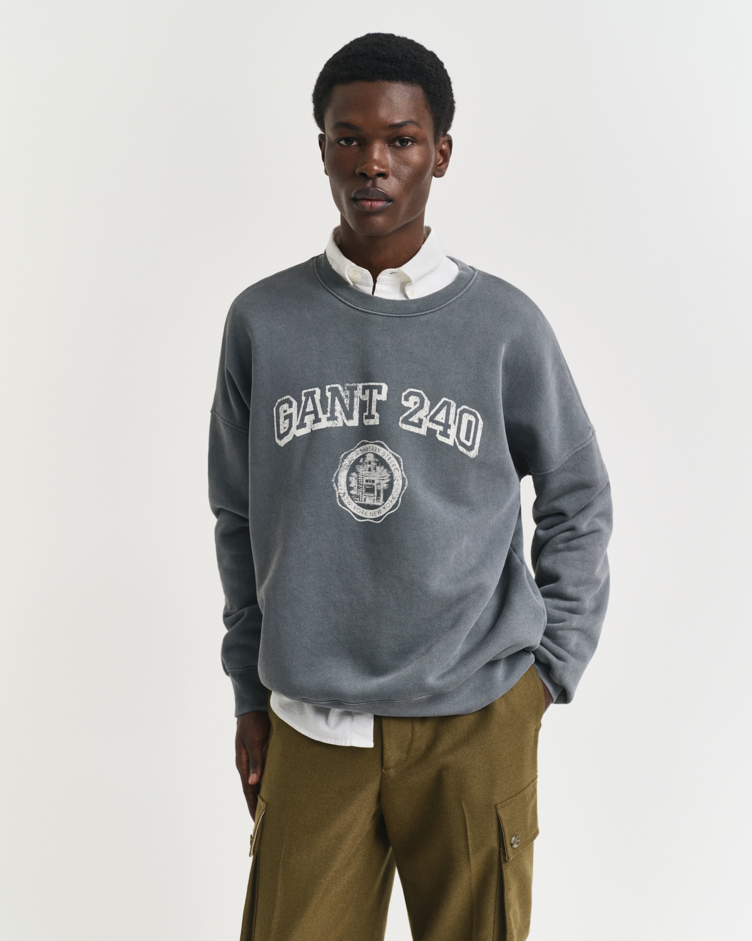 Graphic Crew Neck Sweatshirt - GANT