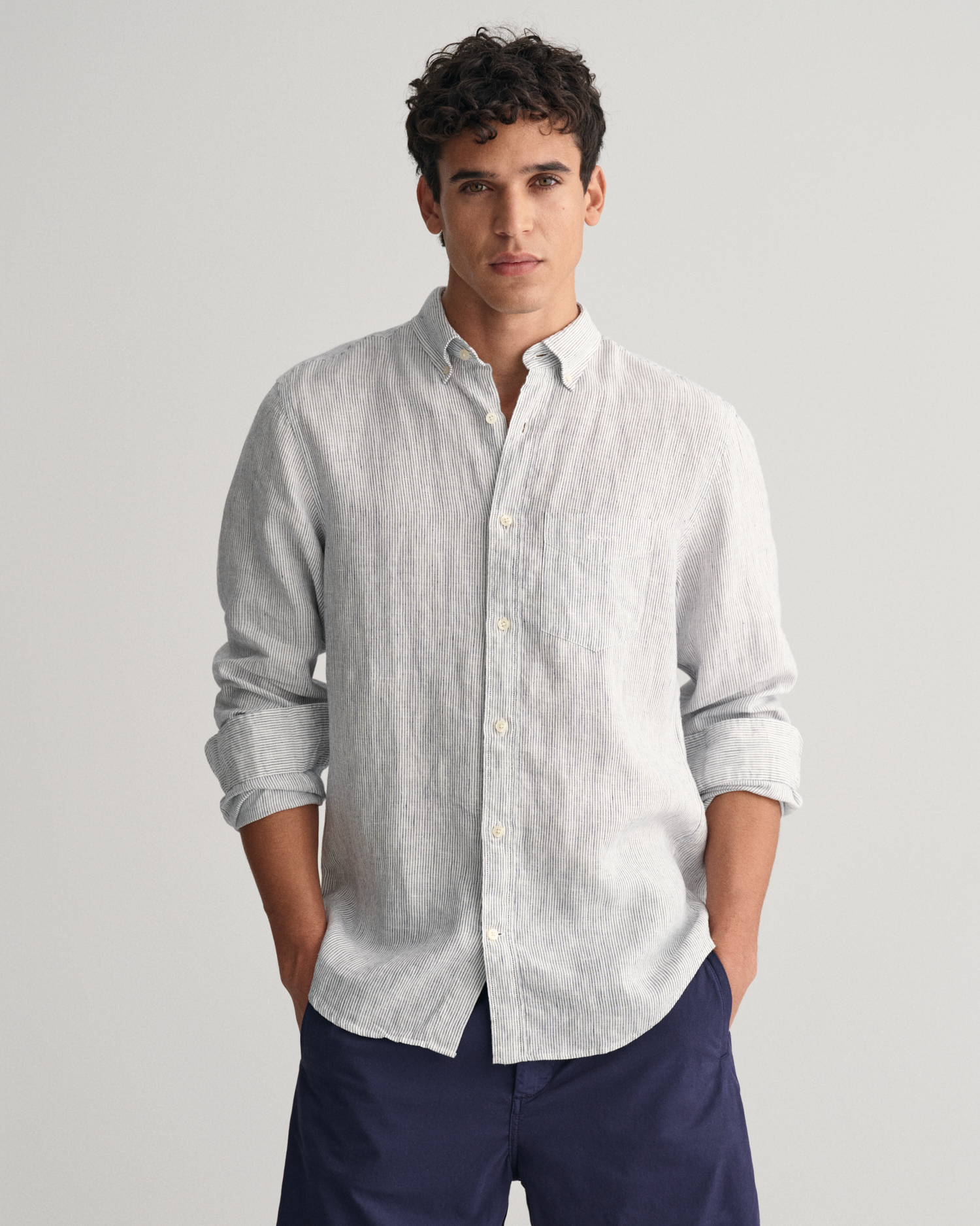 Gant Women Pink Relaxed Pure Linen Shirt