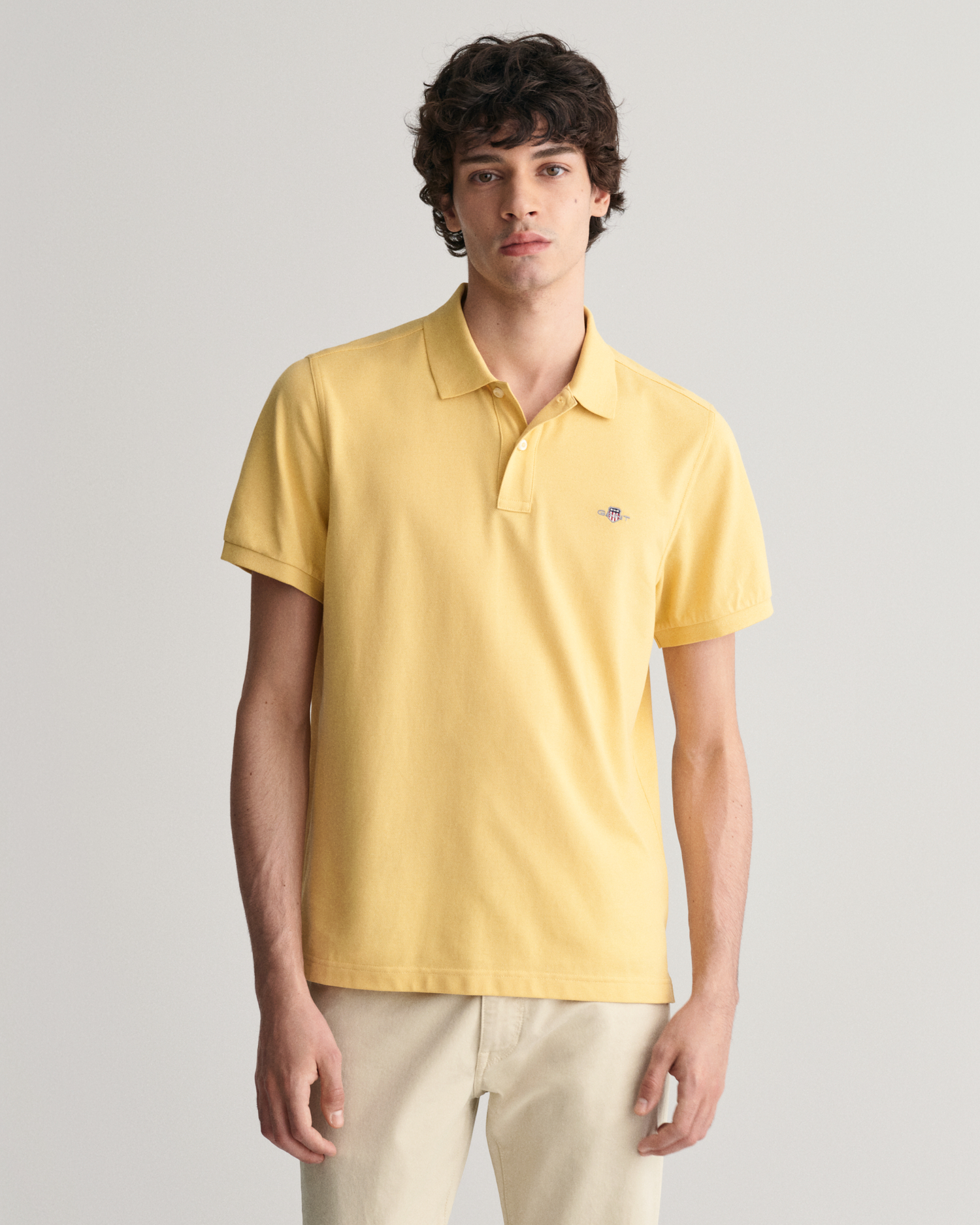 Regular Fit Shield Piqué Polo Shirt - GANT