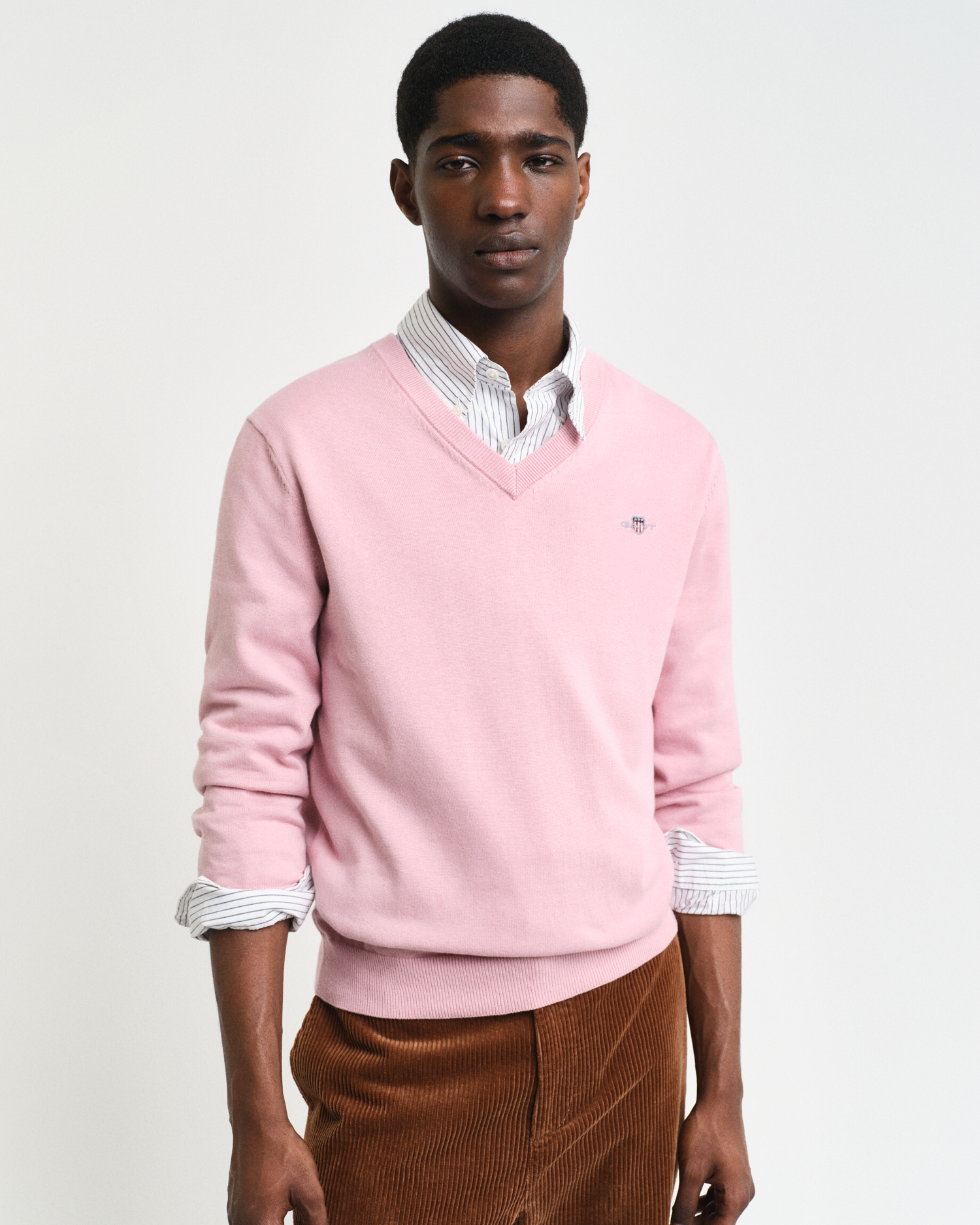 Gant Women Solid Round Neck Full Sleeves Sweater