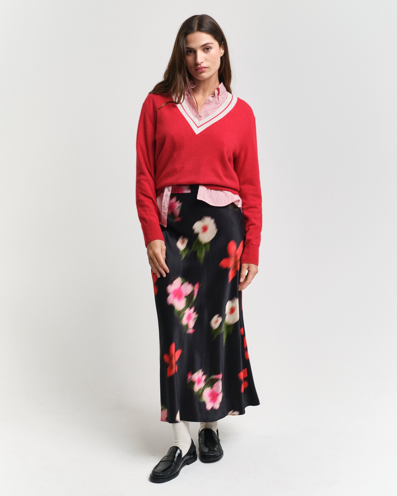 Gant 01. a-line midi skirt sales
