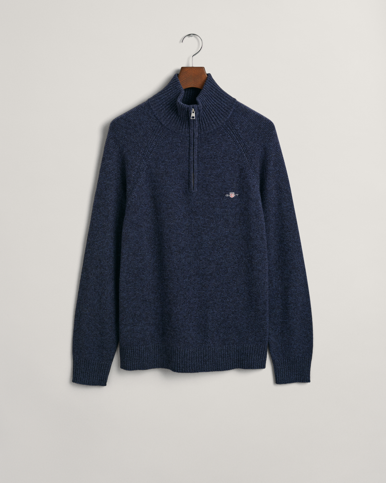 Bicolored Half-Zip Sweater - GANT