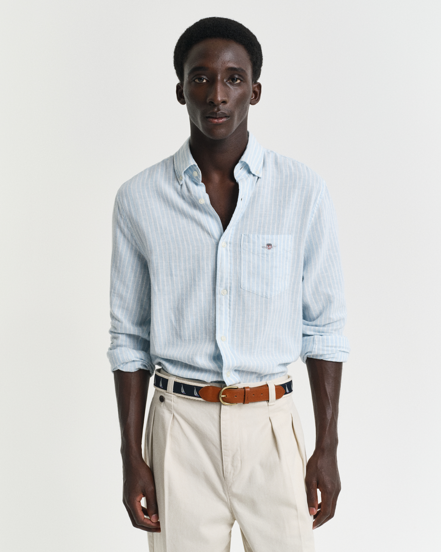 Gant Women Pure Linen Black Shirt main image 1