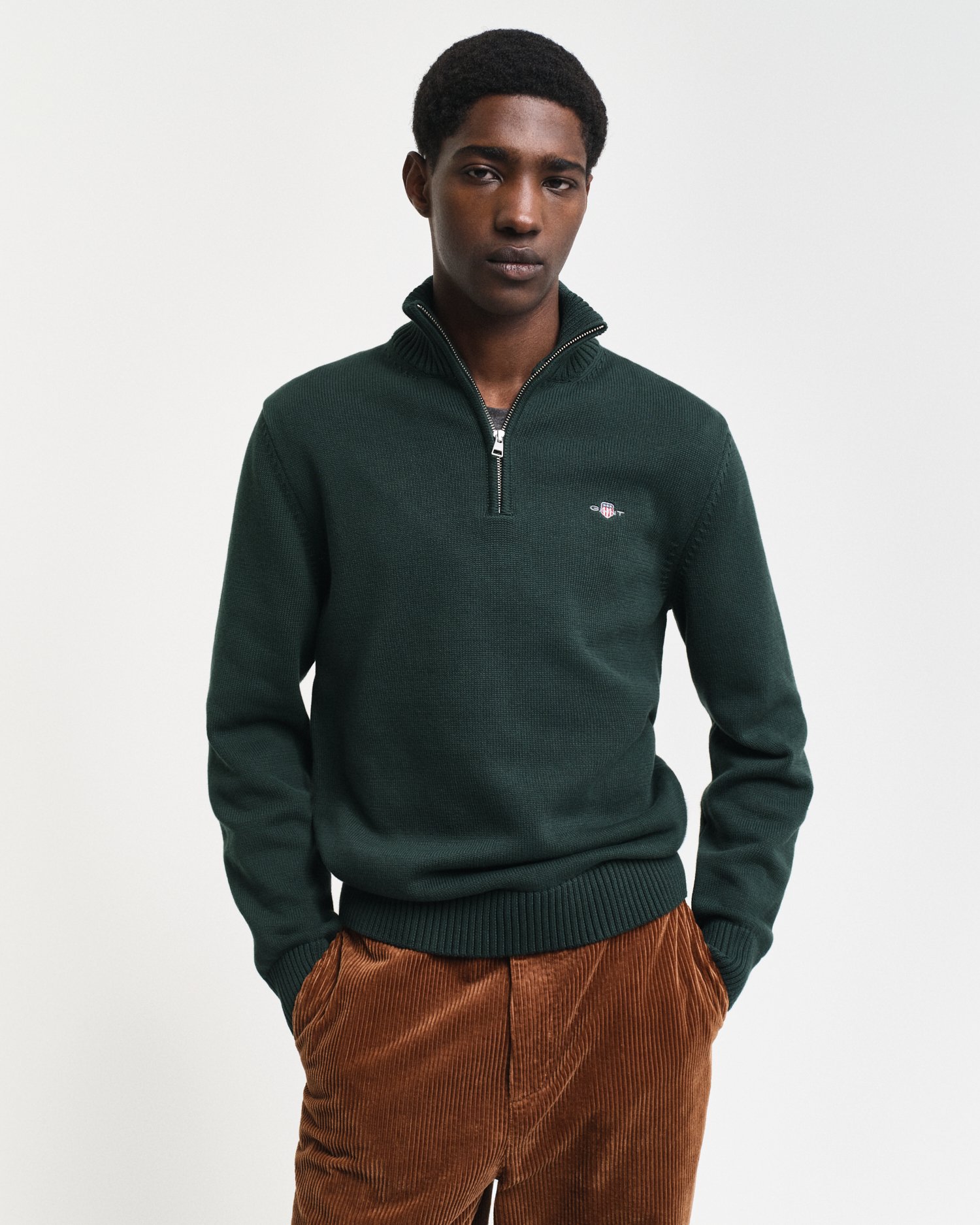 Casual Cotton Half Zip Sweater GANT