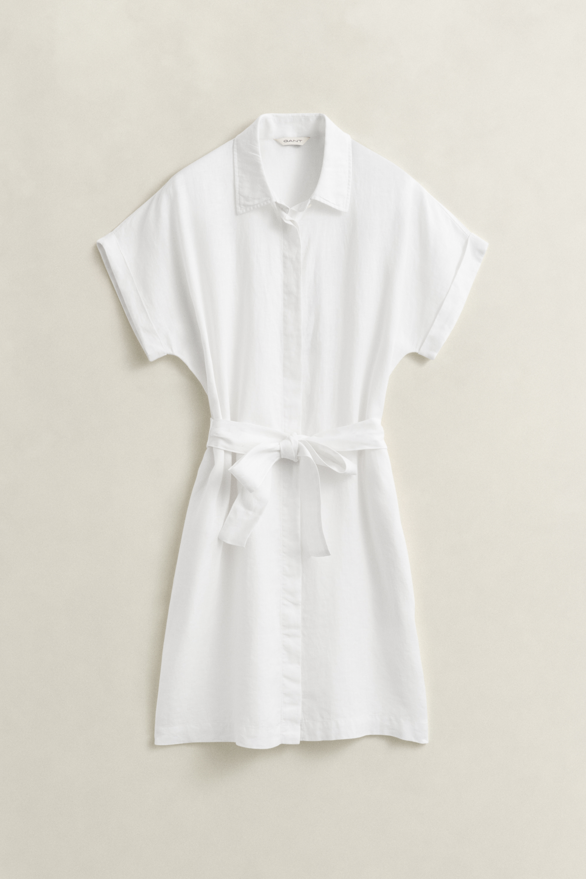 gant linen dress Gant Rel Linen Ss Shirt Dress midi dresses shop at Booztlet